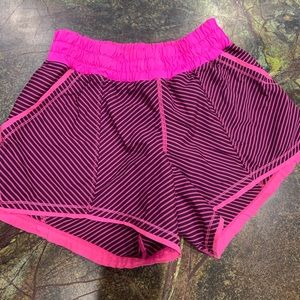 Lulu Lemon Striped Shorts